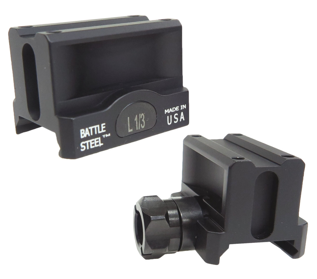 BattleSteel Lower 1/3 Mounts for Trijicon MRO Reflex Sights On