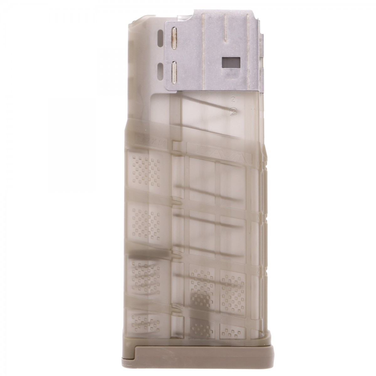Lancer L7AWM 7.62mm & 6.5CM 25-Round Magazine Translucent FDE On