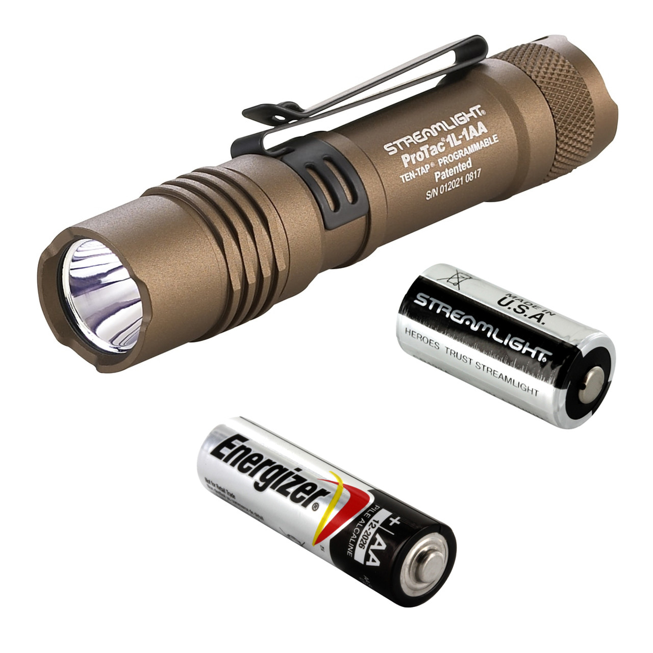 STREAM LIGHT ProTac 1L-1AA コヨーテ Streamlight ProTac 1L-1AA Flashlight CR123A Battery Coyote Brown