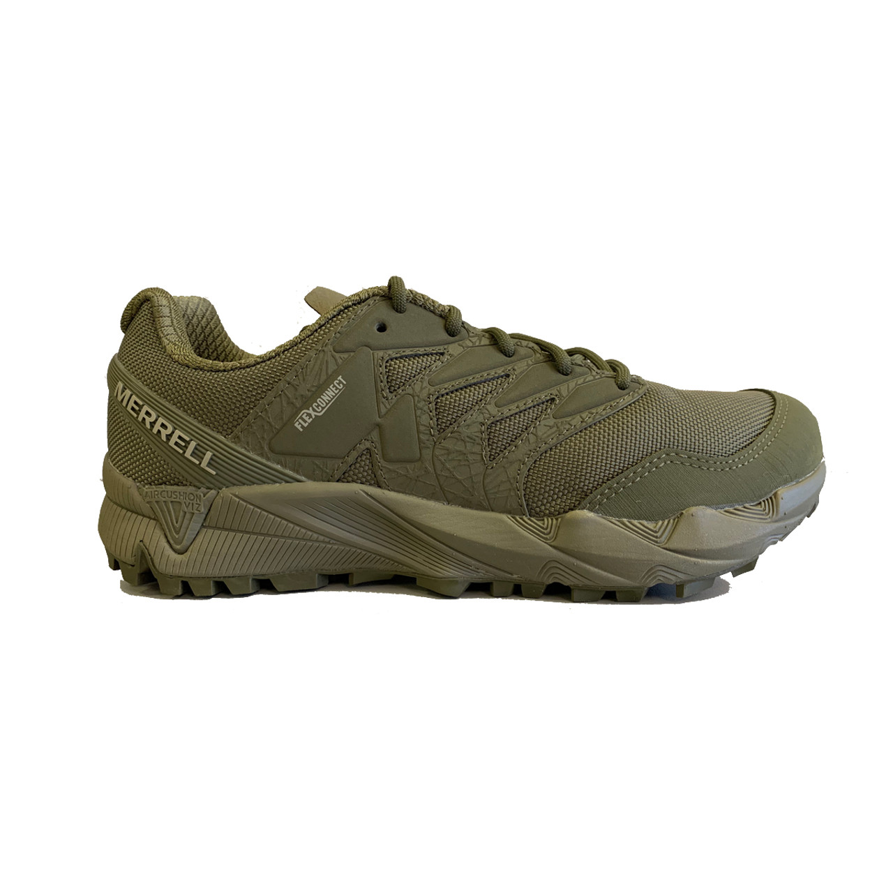 En skønne dag niveau desinfektionsmiddel Merrell J099581 Agility Peak Tactical Dark Olive Shoes