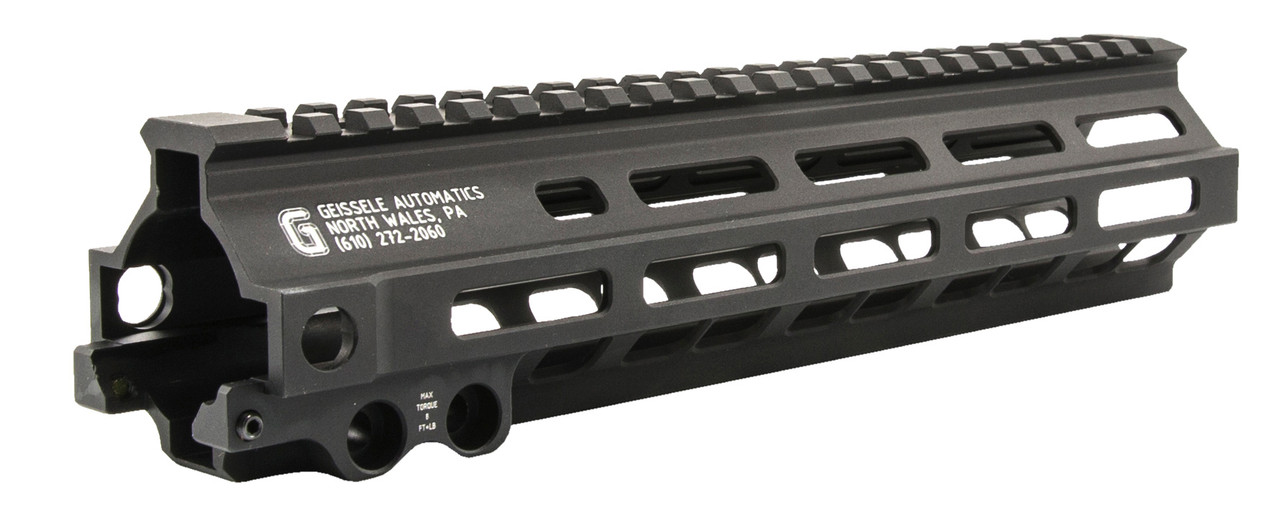 低価日本製Geissele Super Modular Rail MK8 M-LOK ハイクオリティレプリカ ハンドガード BK (7インチ) パーツ