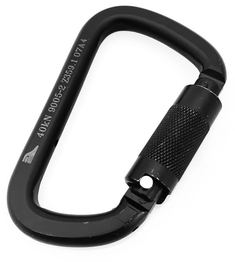 AMP AutoLock Steel Carabiner 40kN