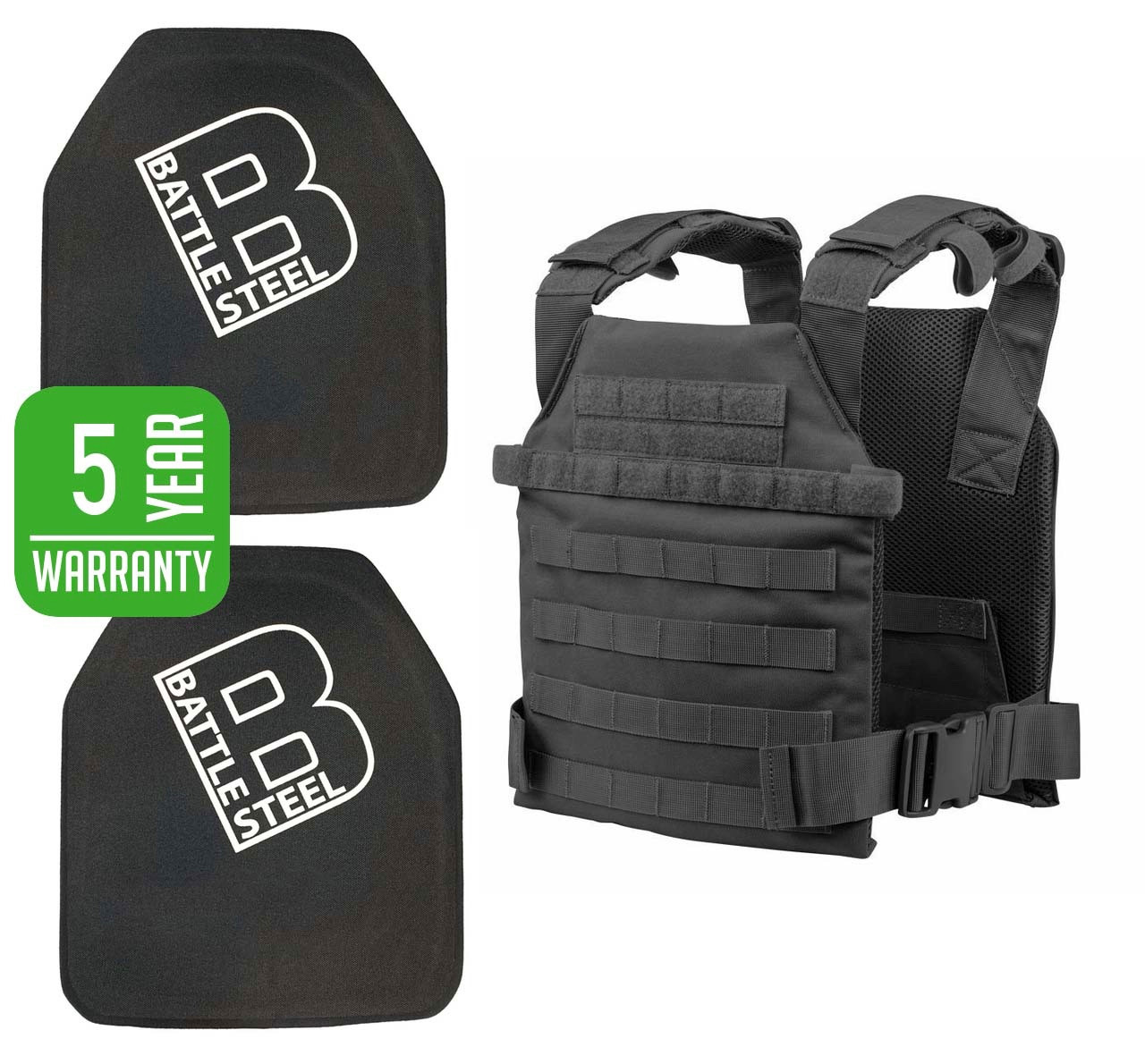 BattleSteel® Tactical Armor Deal Level 4 Plates & Carrier - Botach®