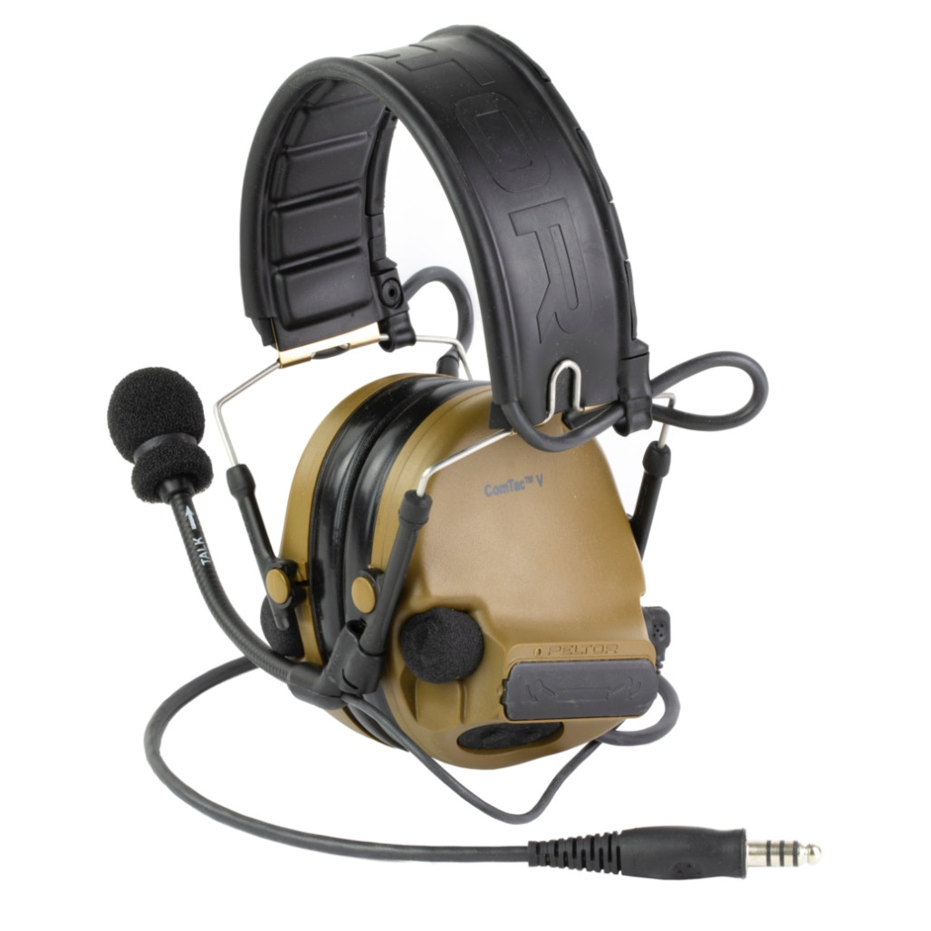 3M Peltor MT20H682FB-47 CY ComTac V Single Lead Headset Coyote