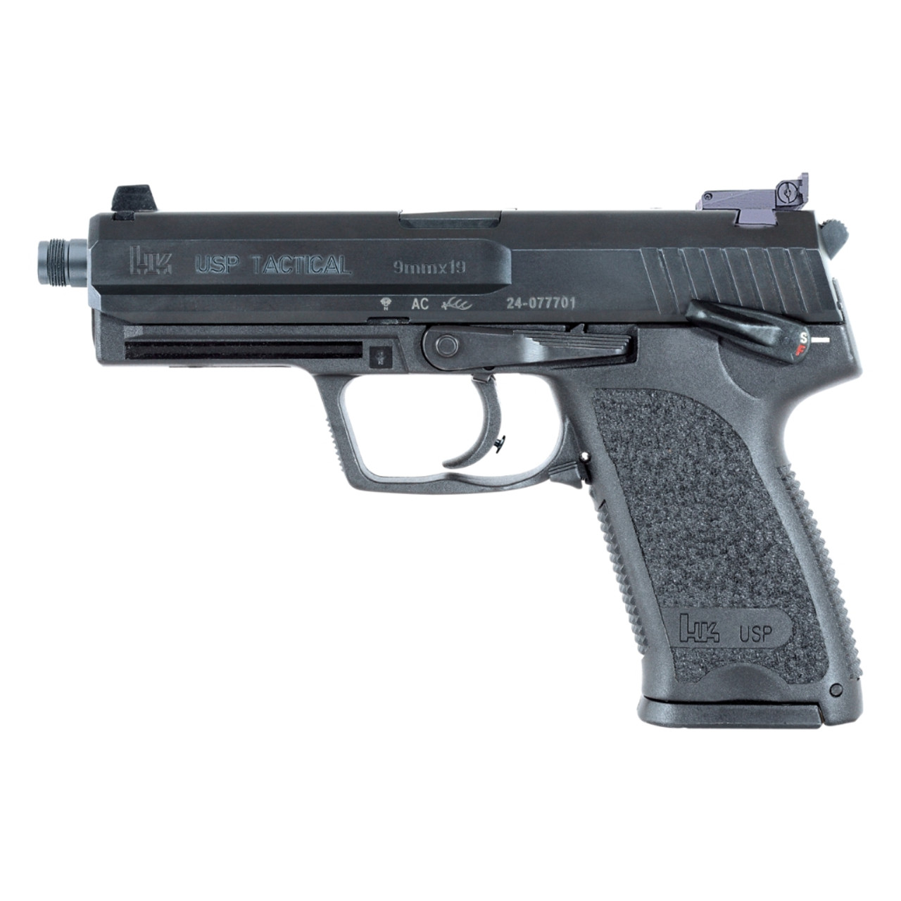 HK 81000348 USP Tactical V1 9mm Luger Caliber with 4.86