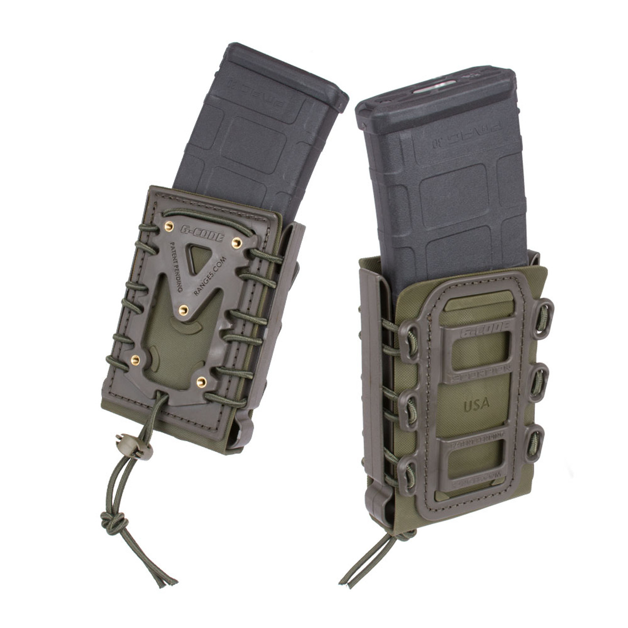 Porte Chargeur G-CODE - Rifle - Soft Shell Scorpion - attache clips - KLB  ARMES