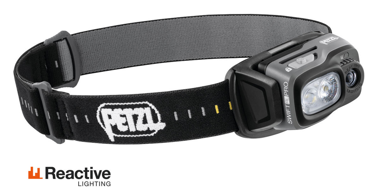 SWIFT® RL, Compact, ultra-powerful, and rechargeable headlamp featuring  REACTIVE LIGHTING® technology. 1100 lumens - Petzl Other