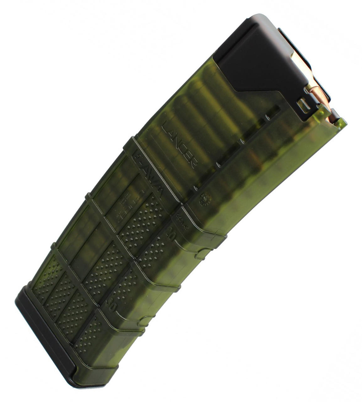 Lancer L5AWM Advanced Warfighter Translucent 5.56mm 30rd Magazines