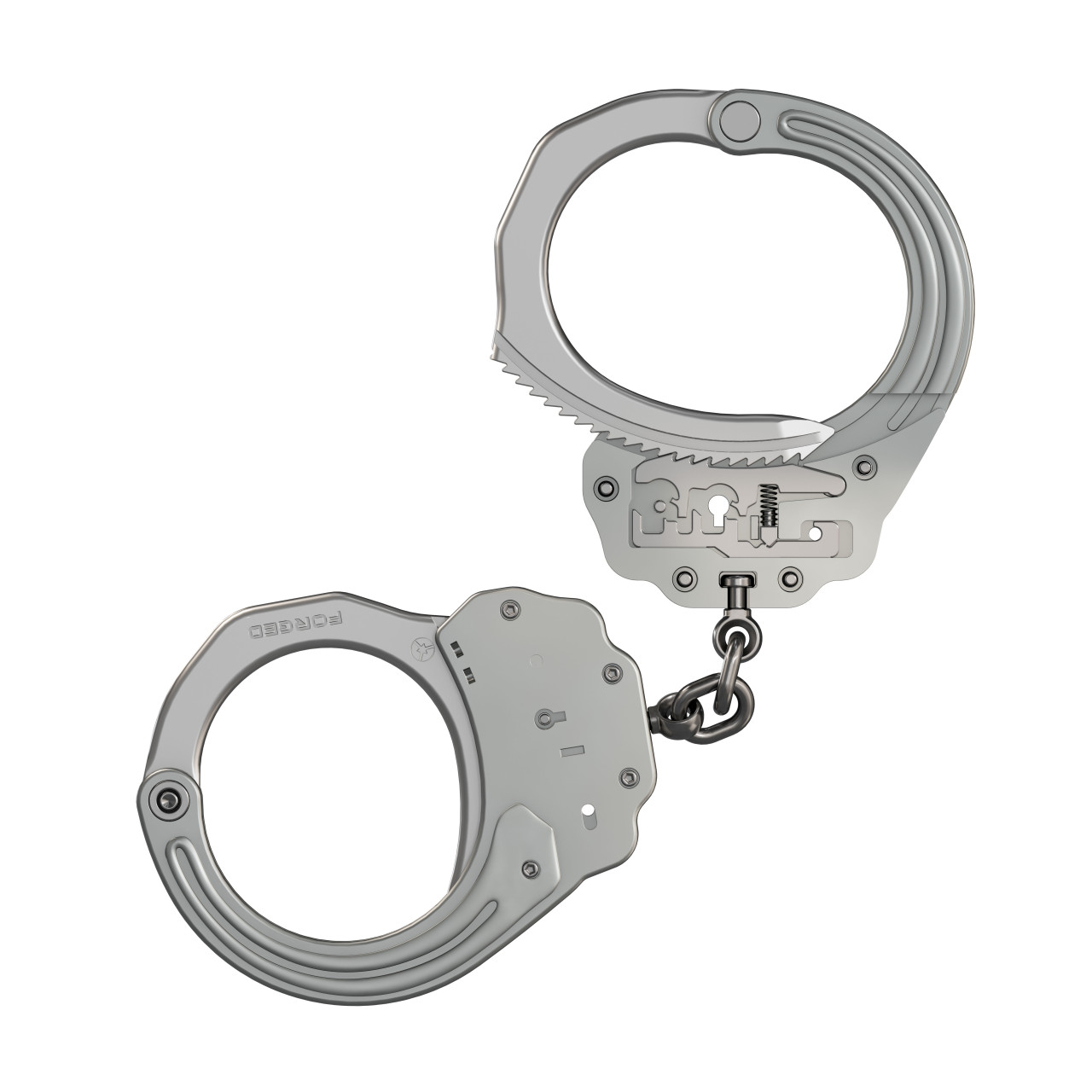 サンバ AMERICAN HANDCUFF CO. ハンドカフ 2個セット ASP S100 Sentry Forged Stainless Steel Handcuff On Sale
