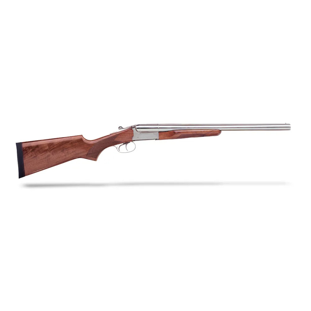 Stoeger Coach Gun Supreme DT 12ga 3" 20" AA Gloss Walnut, Polished Nickel SidebySide Shotgun