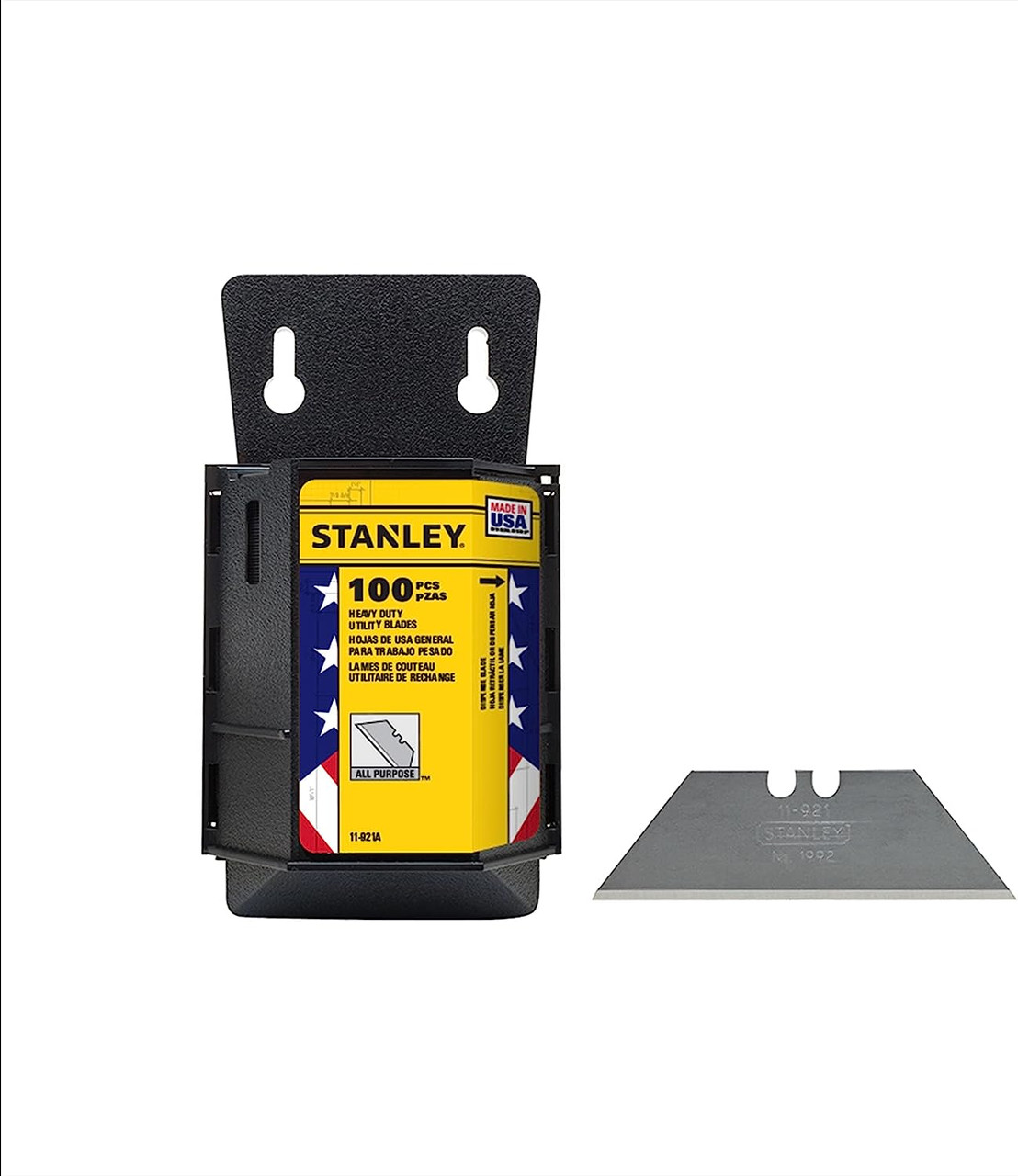 STANLEY Heavy Duty Utility Knife Blades 100 Pack Botach stanley-heavy-duty-utility-knife-blades-100-pack-botach
