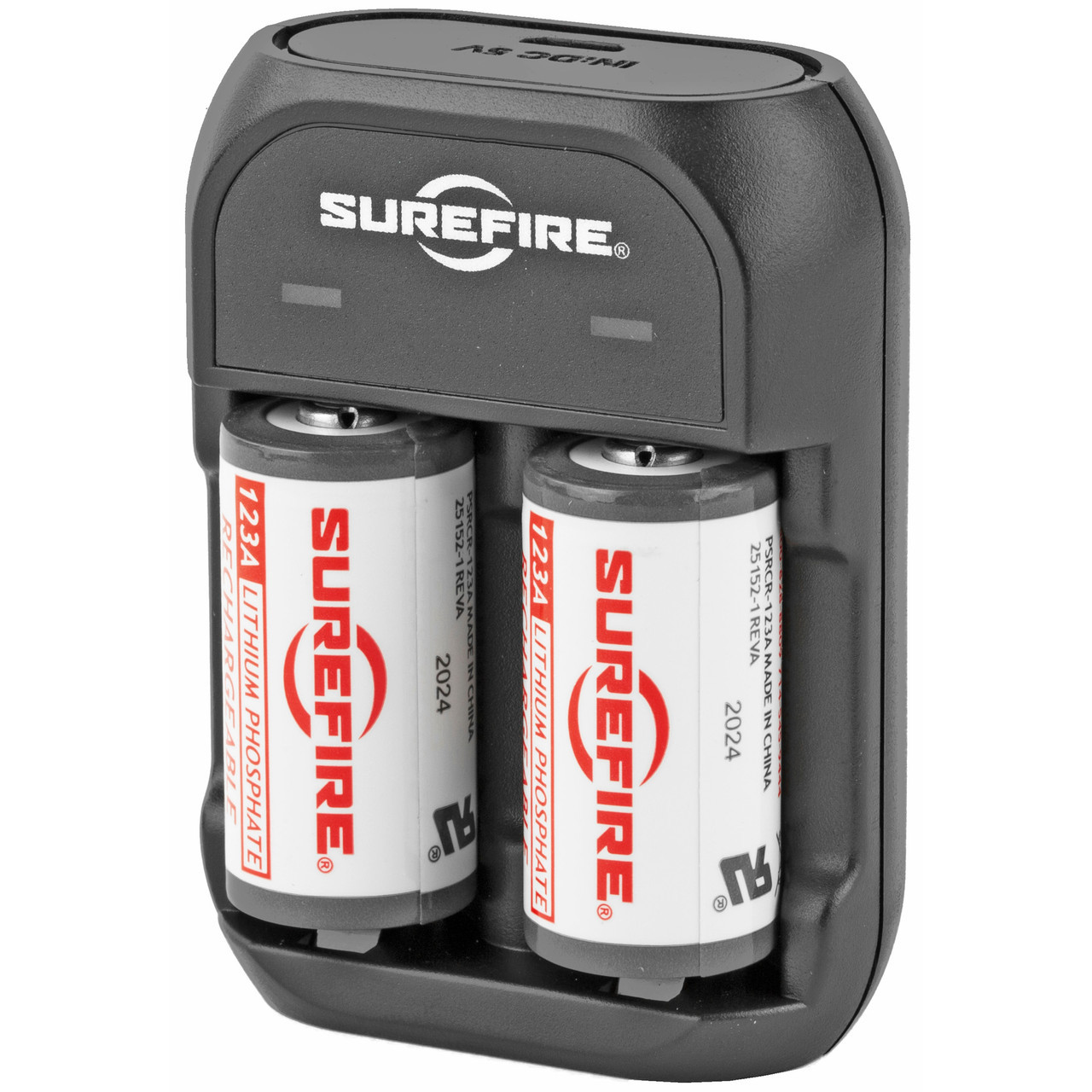 Surefire Rechargeable Battery CR123A 3.2 Volt Lithium 2-Pack with Charging  Kit - Botach®