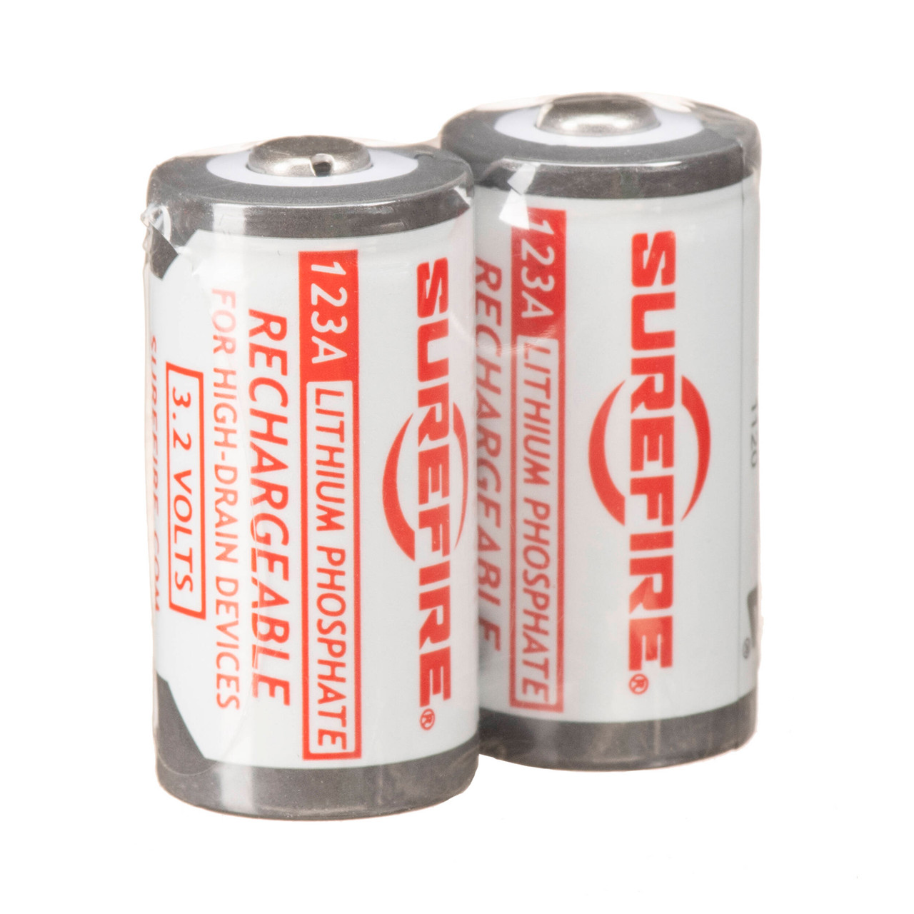 Surefire Rechargeable Battery CR123A 3.2 Volt Lithium 2-Pack with