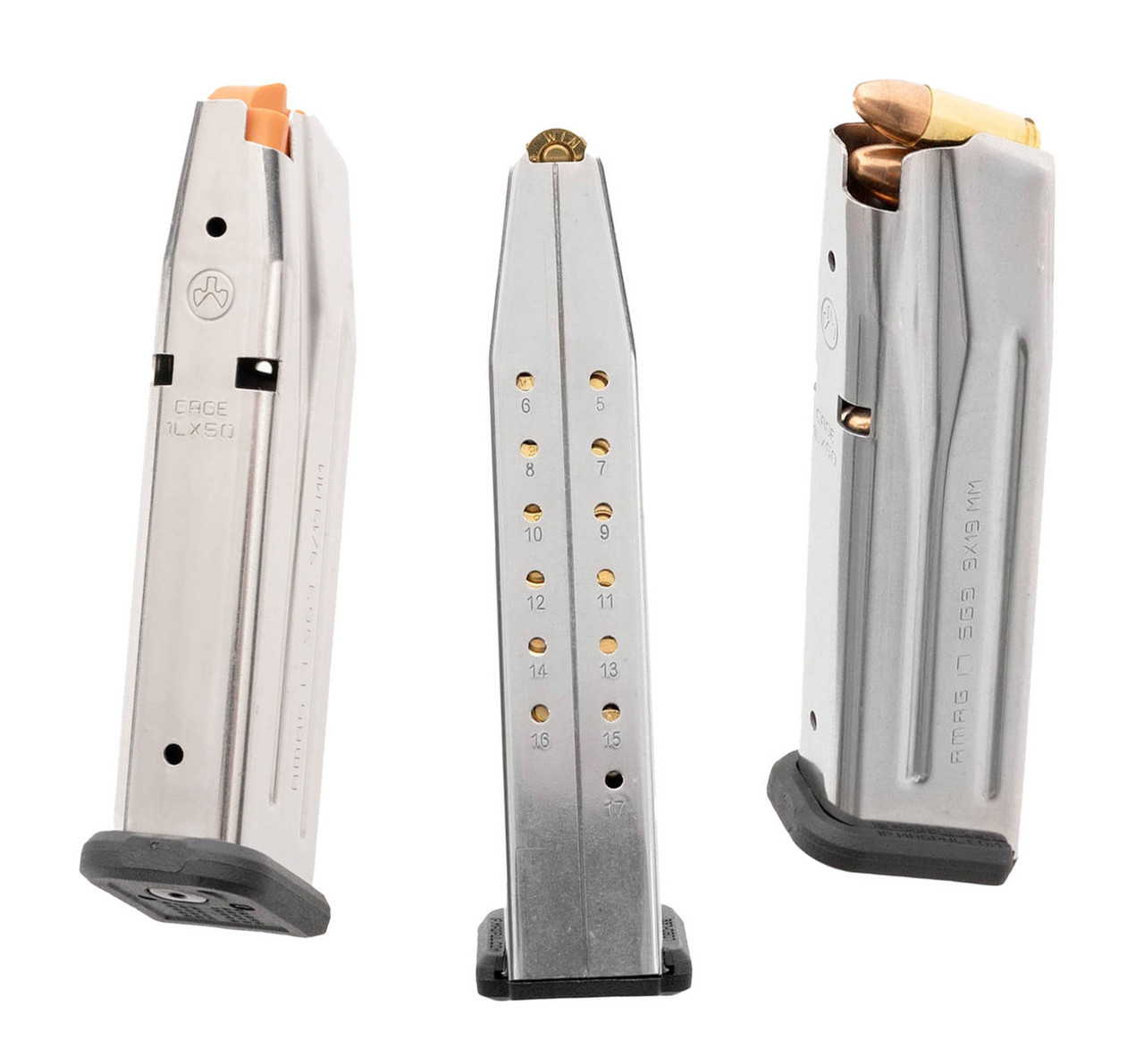 MAGPUL AMAG 17 SG9 SIG P320/M17 9mm 17-Round Stainless Steel Magazine