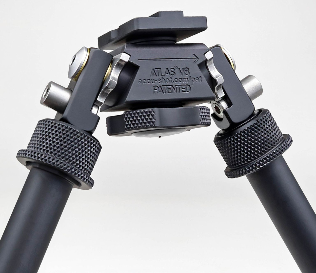 Atlas BT10-NC V8 Bipod ARCA Dovetail Mount Height Range: 5 – 9.4