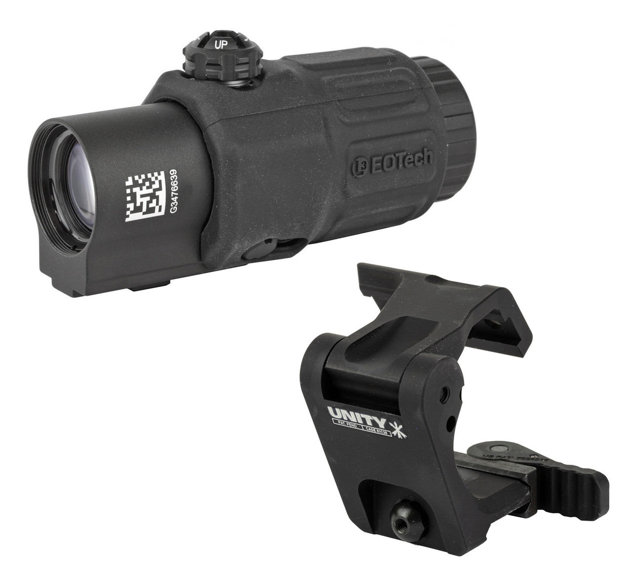 EoTech 3X or 5X Magnifier with Unity FAST FTC Flip-To-Center Mount