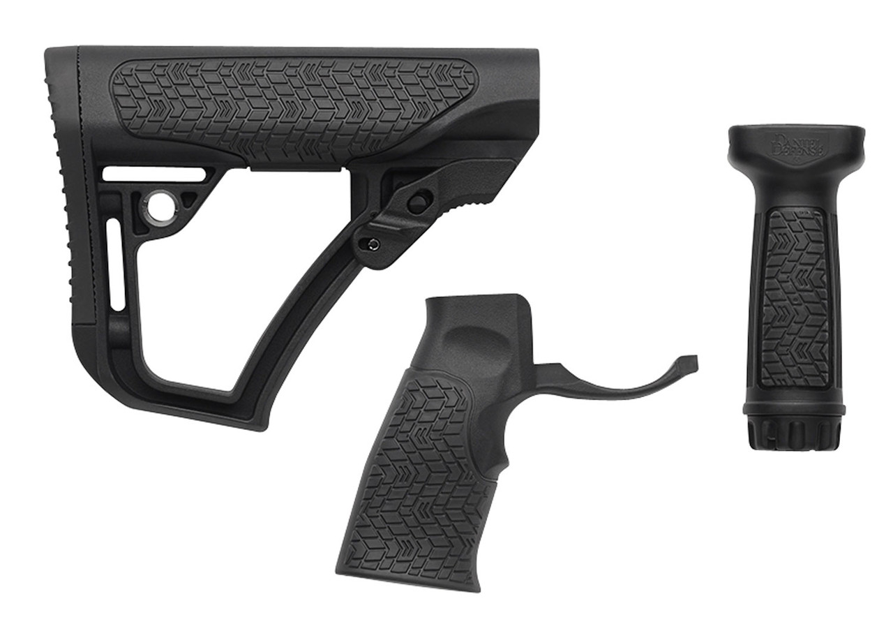 Daniel Defense AR15 Collapsible Buttstock Pistol Grip Combo On