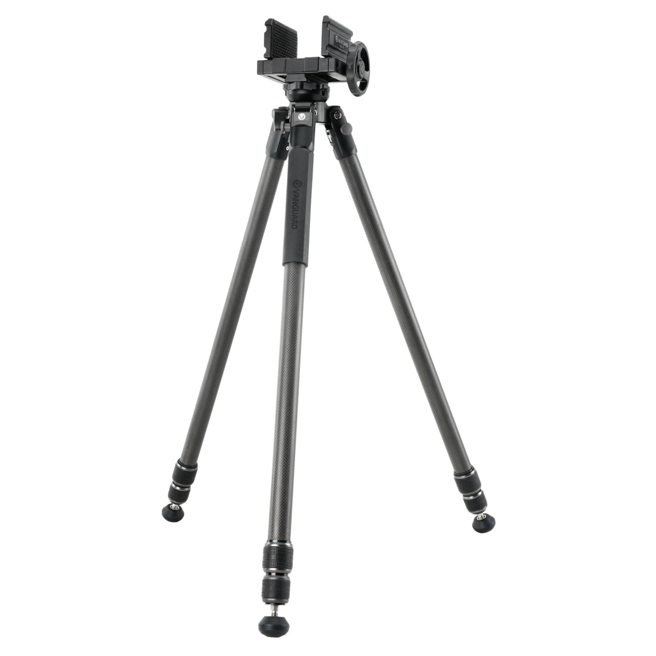 Vanguard Endeavor L303CGM Carbon Fiber Shooting Tripod with Gun Mount ...