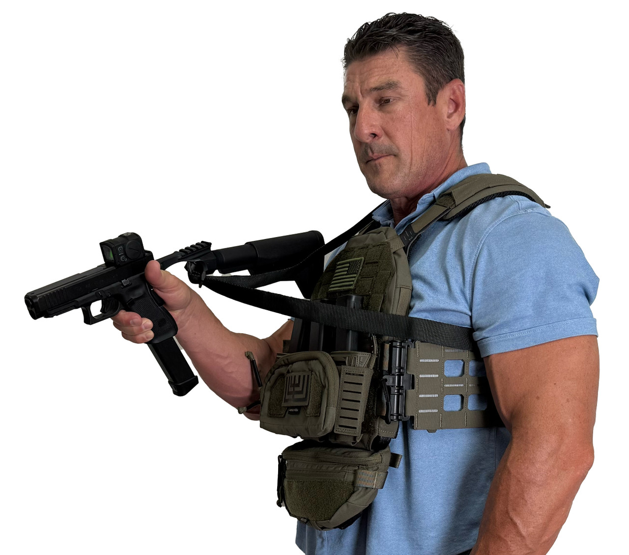 BattleSteel ARM Glock Stock Grip Extension Stabilizer On Sale