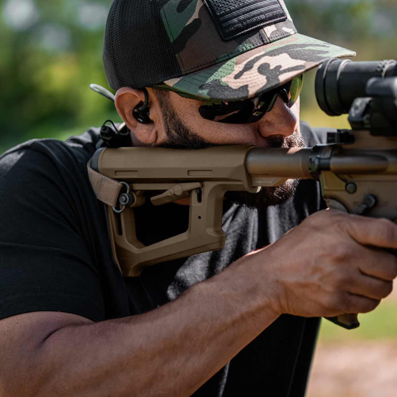 （実物）MAGPUL DT STOCK タン Magpul DT Dual Tension Mil-Spec Carbine Stock
