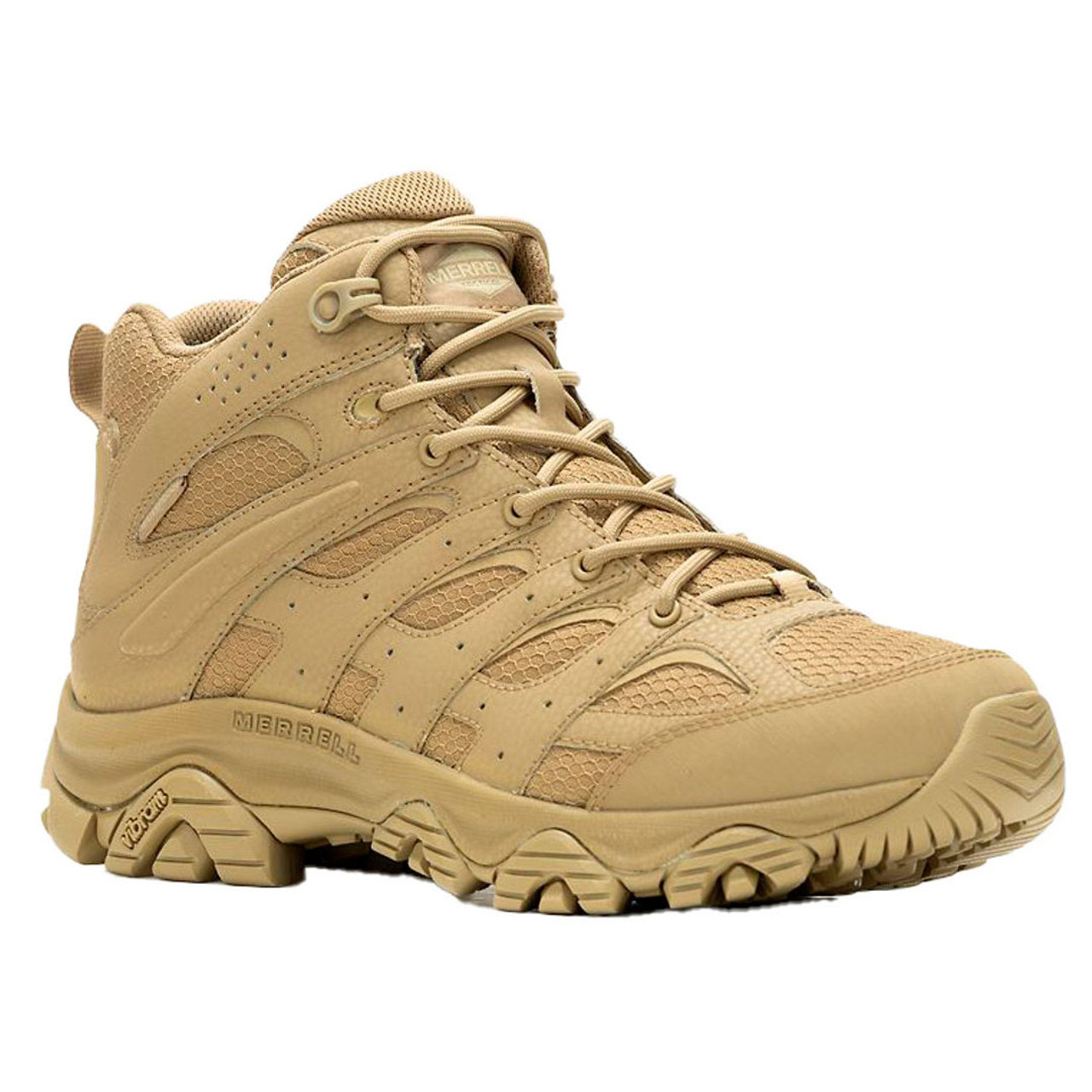 個人装備 MOAB 3 MID TACTICAL WP 26cm Merrell Men's Moab 3 Mid Tactical Waterproof Coyote Boot On Sale