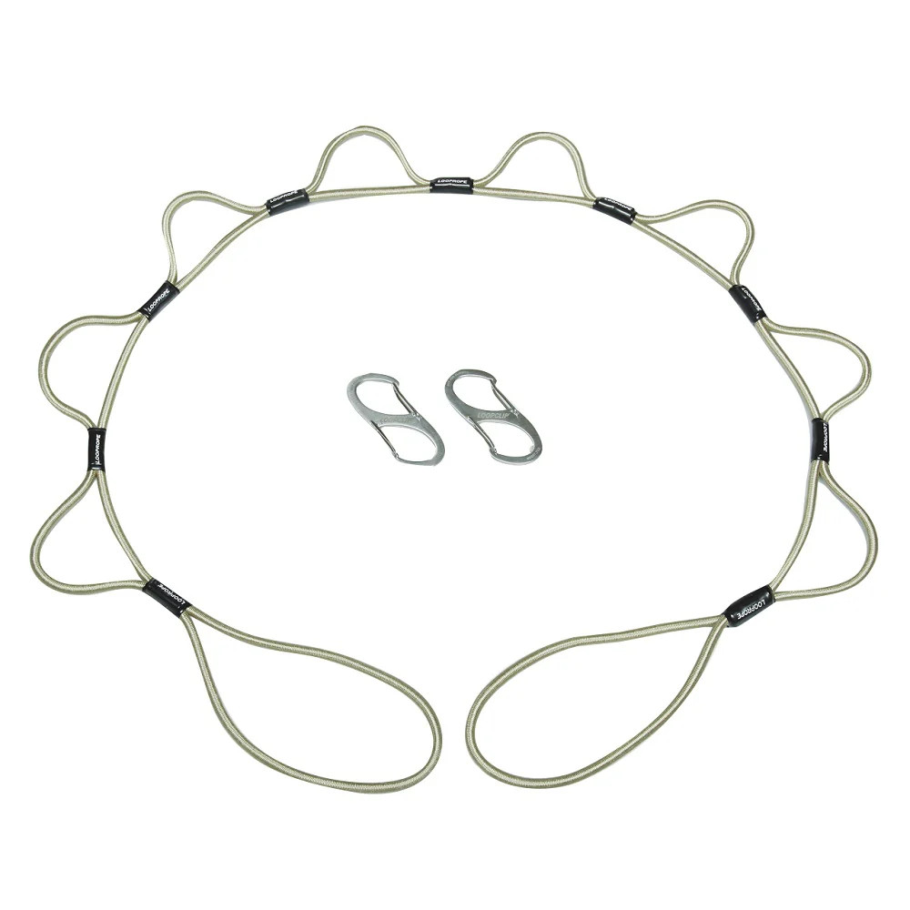 LoopRope 5 Feet Bungee Cord, Tan On Sale - Best Price | BOTACH