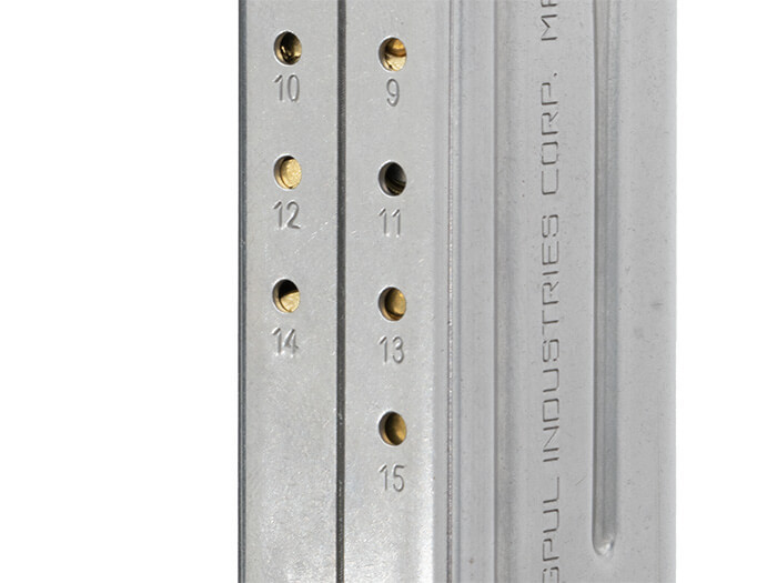 MAGPUL AMAG 15 SG9 SIG P320/M15 9mm 15-Round Stainless Steel Magazine
