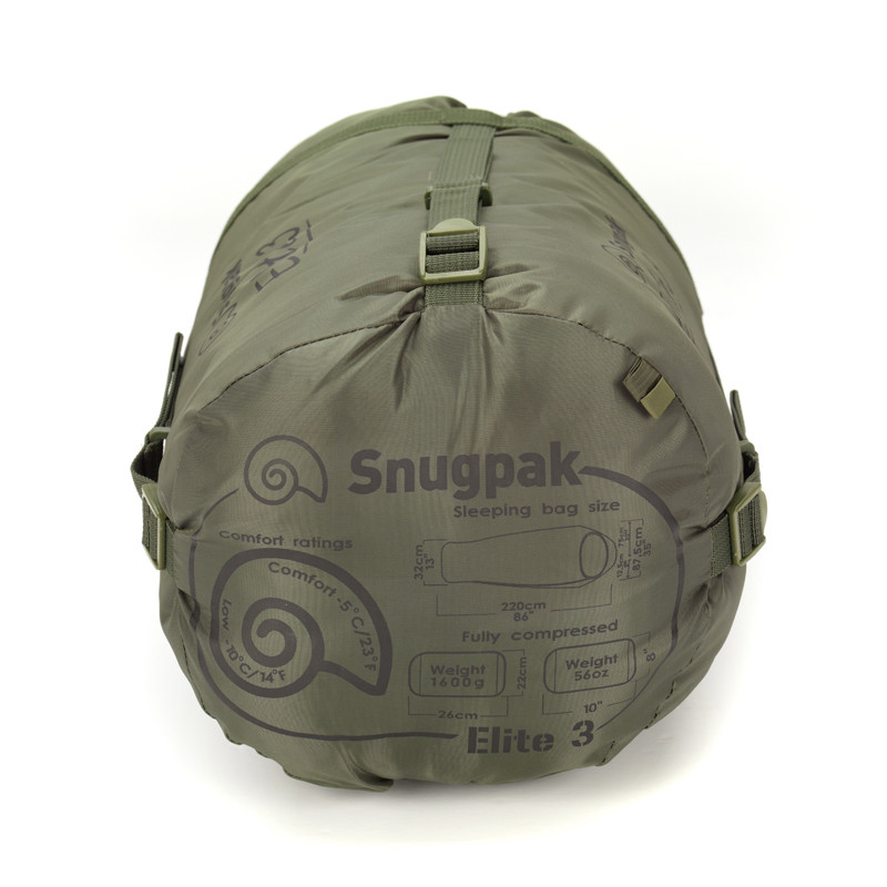Snugpak Softie Elite 3 Sleeping Bag Olive On Sale - Best Price