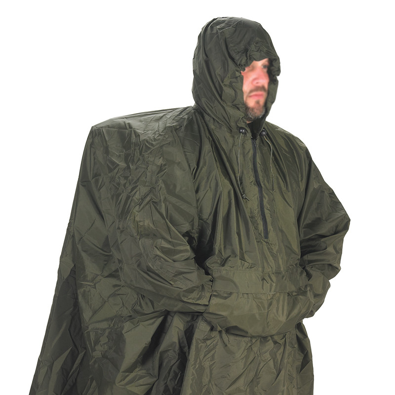 Mantella Poncho Snugpak Enhanced Patrol WGTE – Impermeabile, Leggera (360g), Con Cappuccio E Tasca, Per Escursionismo E Campeggio