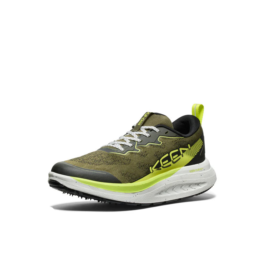 Keen Men's WK400 II Winter Moss/Evening Primrose Walking Shoe On