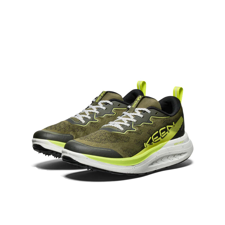 Keen Men's WK400 II Winter Moss/Evening Primrose Walking Shoe On
