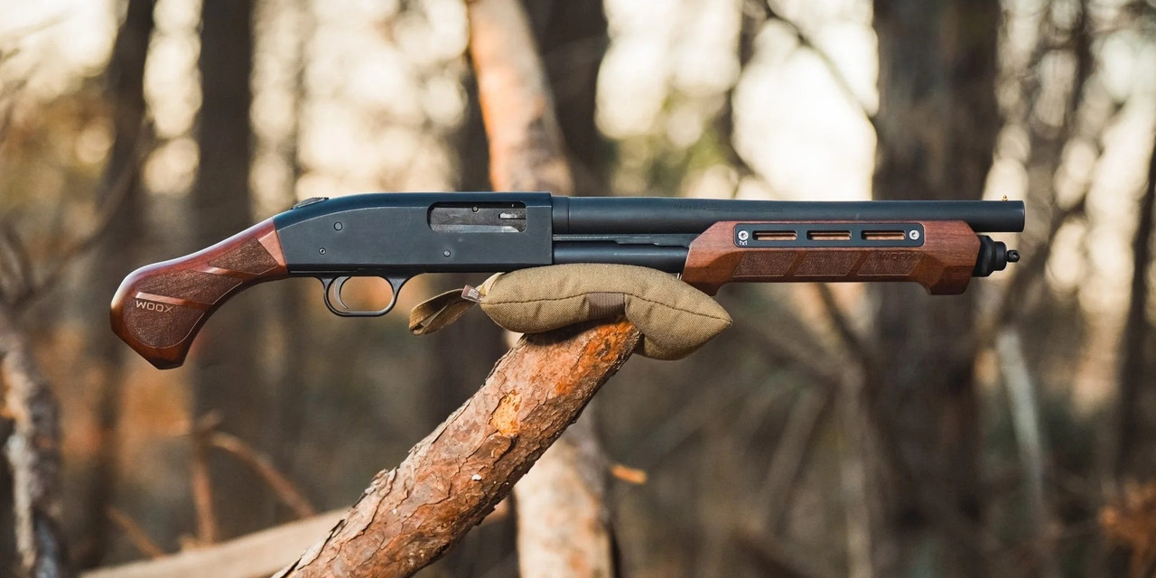 トイガン RHT M10 Wood Grip Woox Walnut Gladiatore Club Grip + Fore End Kit for Remington 870
