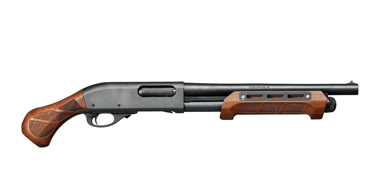 Woox Walnut Gladiatore Club Grip + Fore End Kit for Remington 870