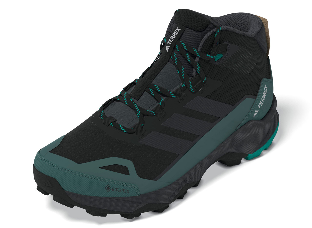 Adidas JQ2206 Terrex Skychaser AX5 Mid Teal Gore-tex Hiking Shoes