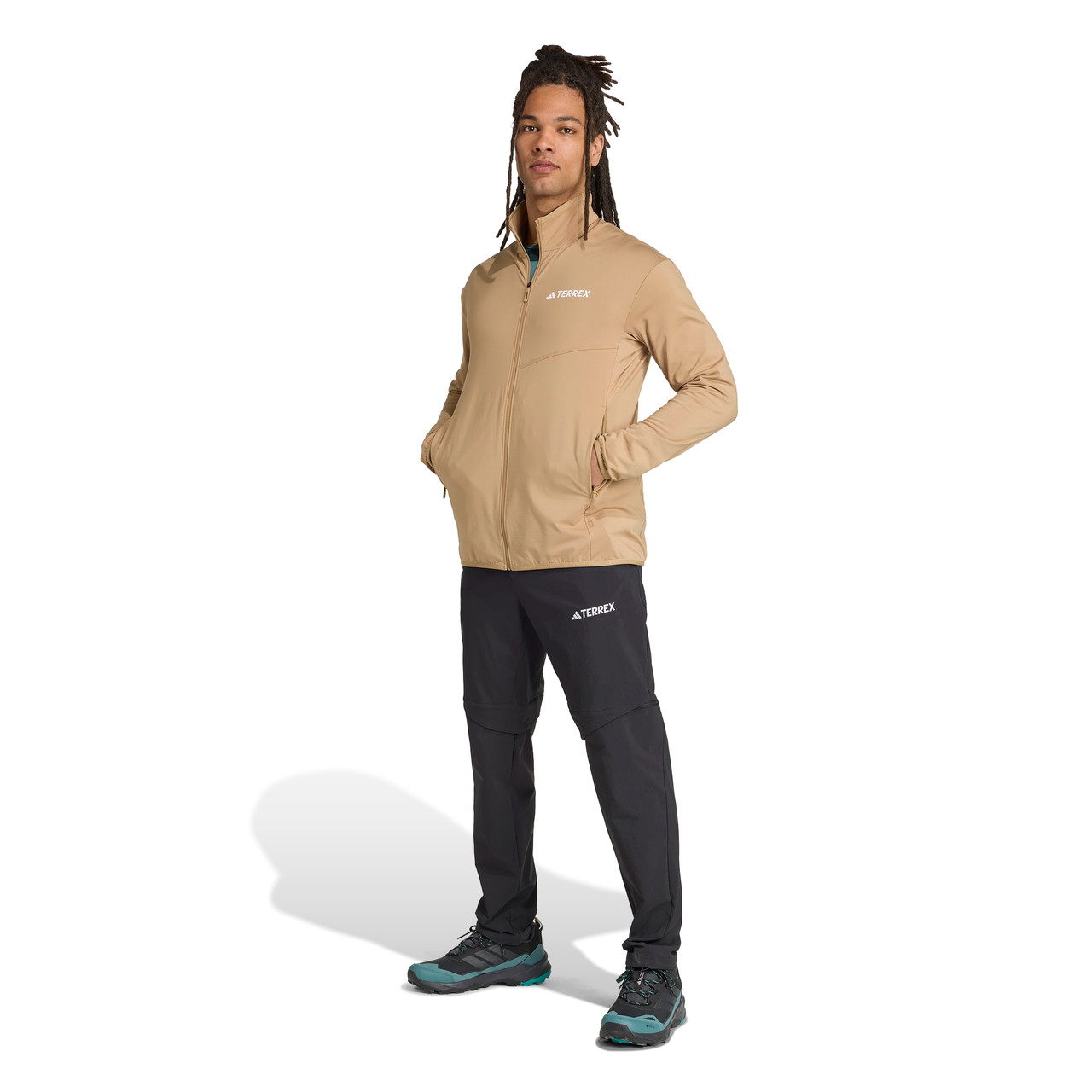 Adidas Terrex Multi CLIMAWARM Full-Zip Tech Fleece Cardboard Jacket