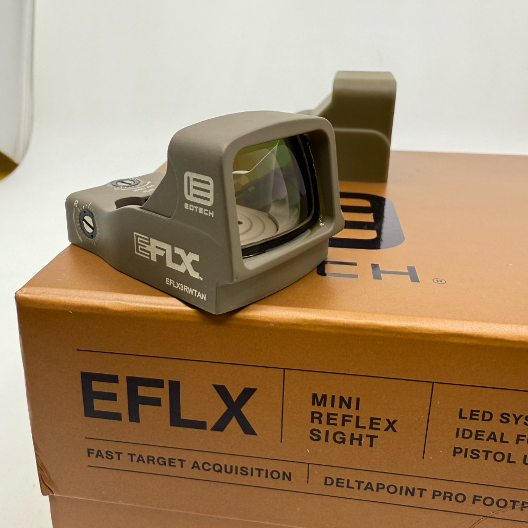 EOTech EFLX Mini Reflex Sight with 3 MOA Dot (Tan), POLICE TRADE