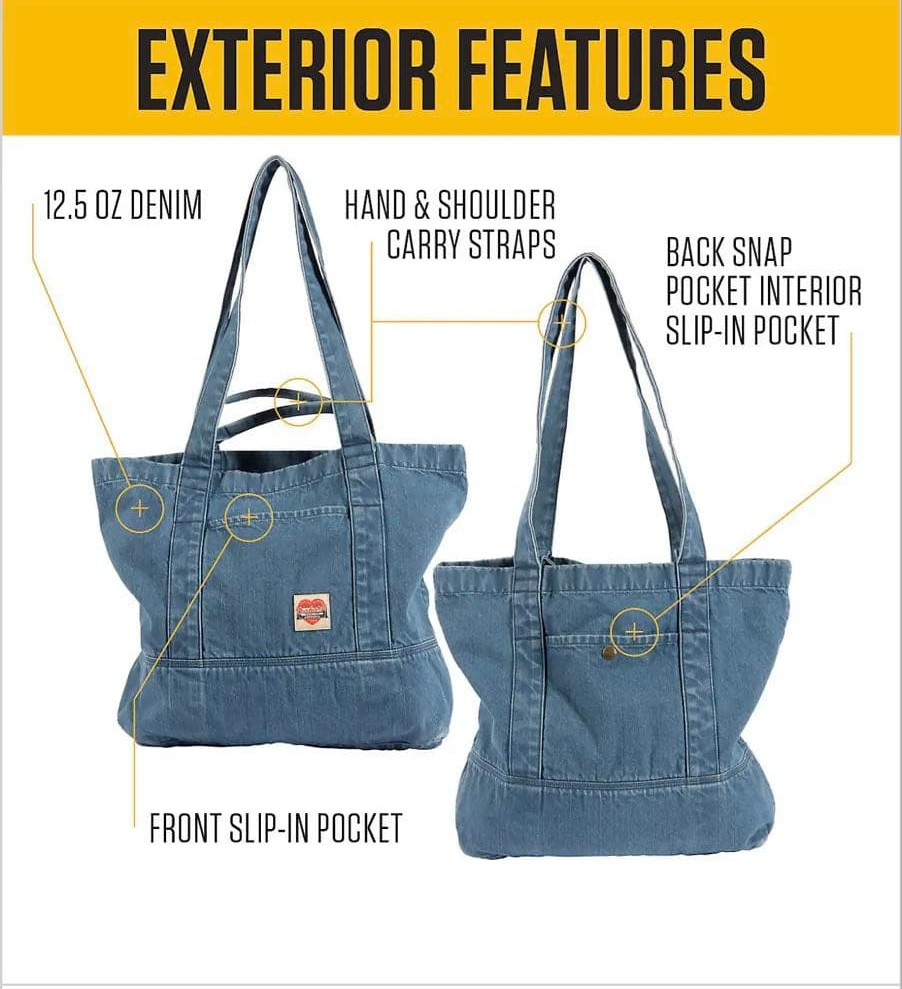 Carhartt 18L Denim Waterloo Tote Bag