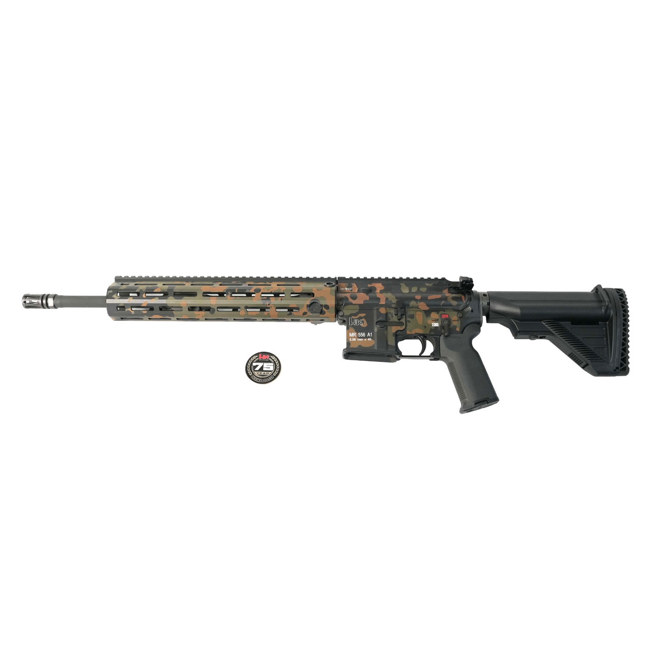 H&K 75th Anniversary MR556A1 Flecktarn Rifle w/(4) 30rd Mags