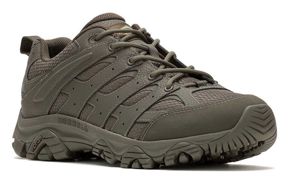 靴 MERRELL MARINE TACTICAL Merrell Men's Moab 3 Tactical Dark Olive Shoes