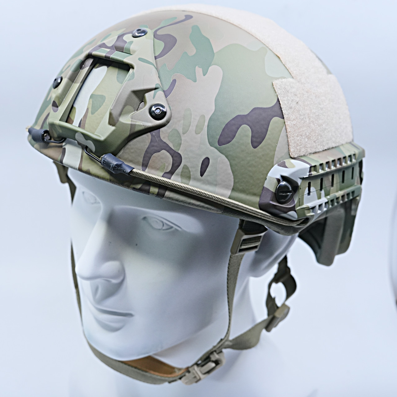 LongFri Level IIIA Ballistic FAST Combat Kevlar Helmet Multicam