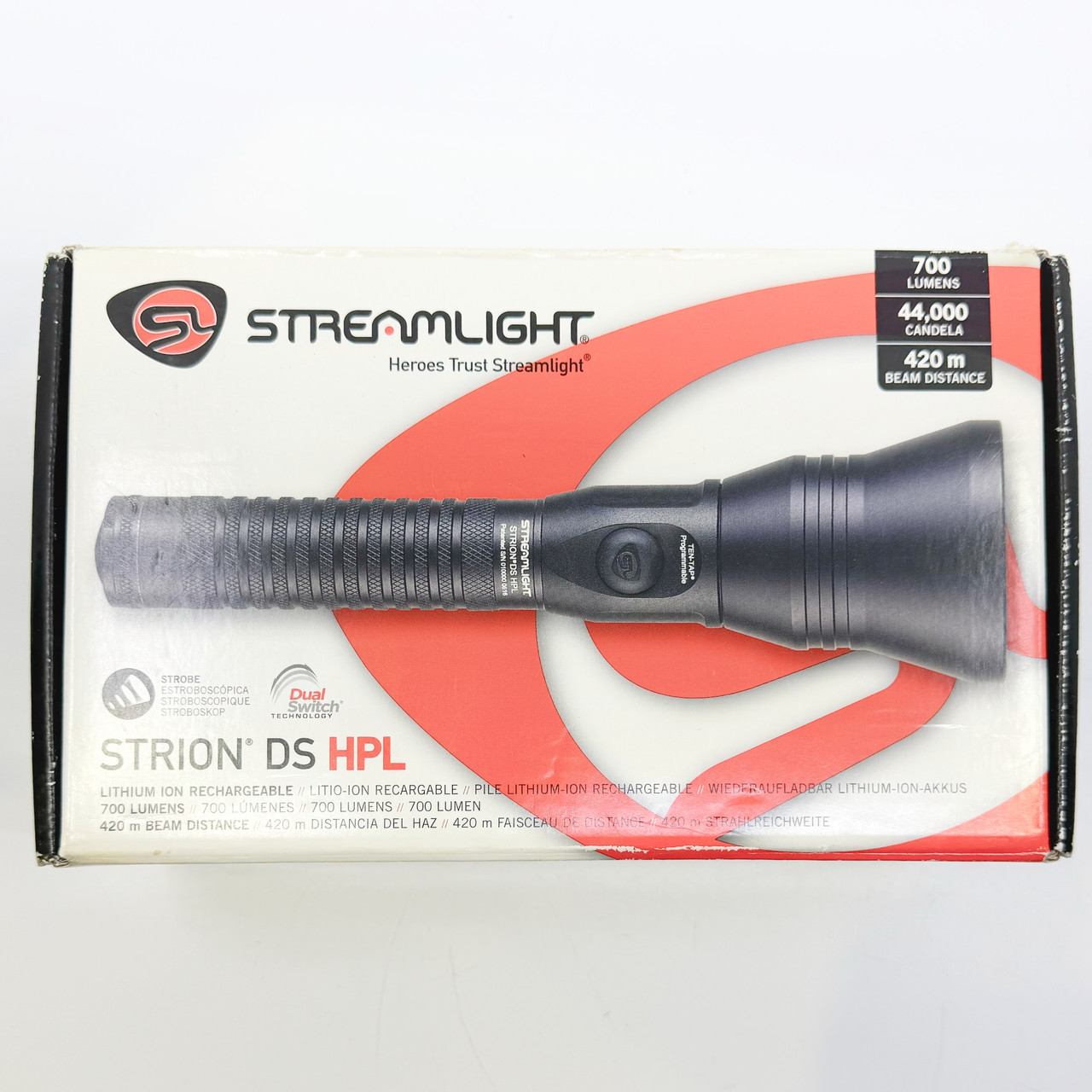 streamlight strion flashlight 74751 LED HL Flashlight, Black The light comes with a clamp Streamlight Strion w/120v AC -