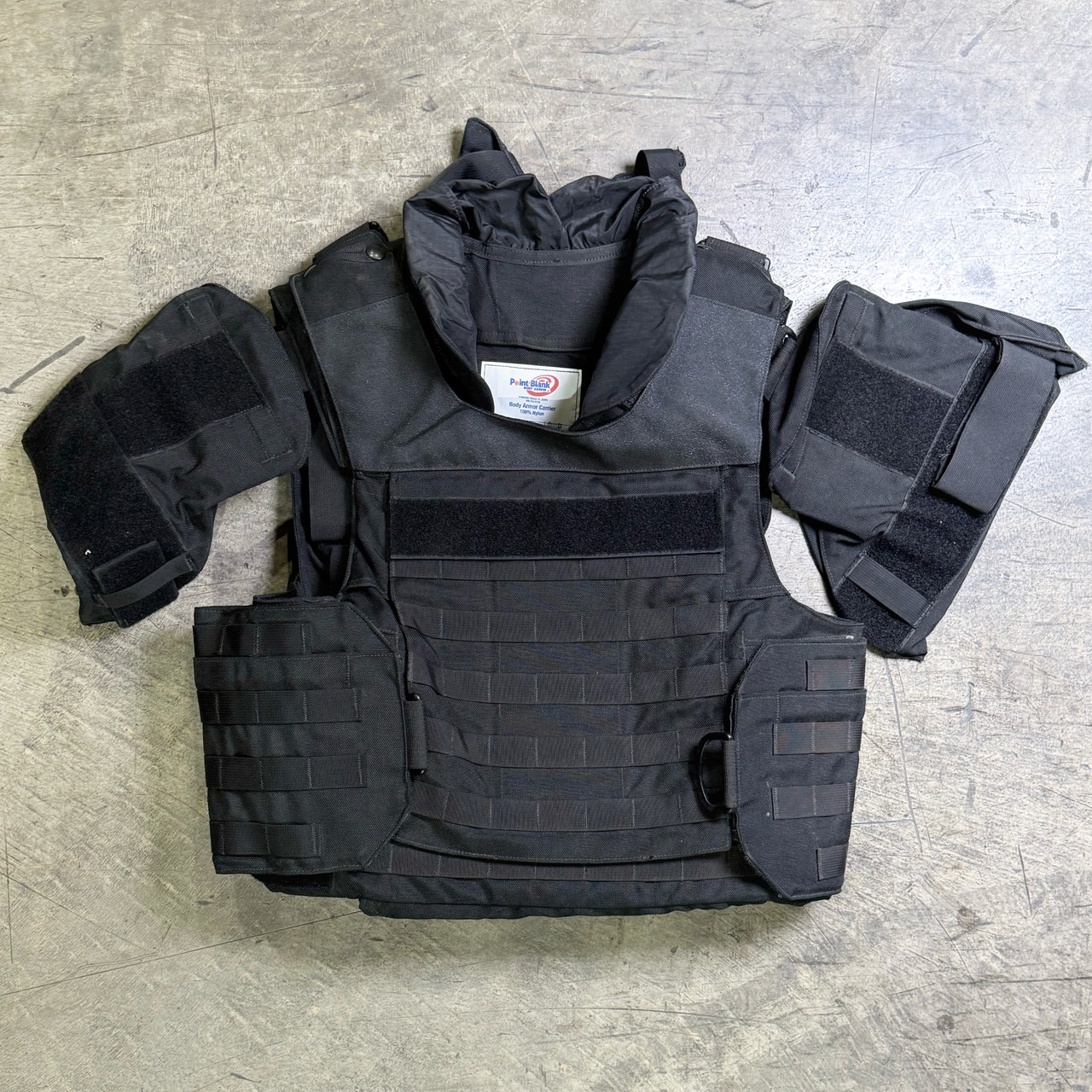米軍放出品　POINT BLANK BODY ARMOR CARIER 40R Point Blank Body Armor Tactical Carrier Vest, Tactical MOLLE Outer