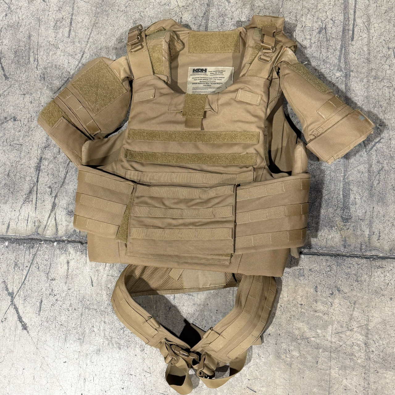 KDH Defense ATPC-SPEAR Advanced Tactical Plate Carrier, Level IIIA