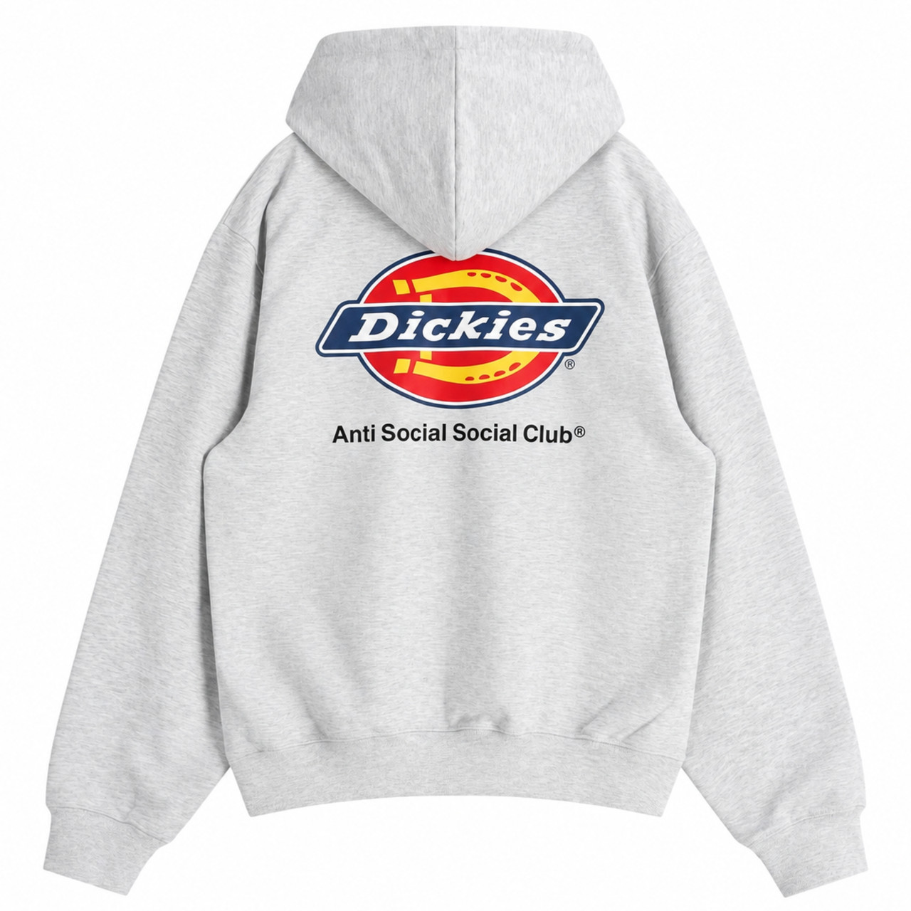 Dickies x Anti Social Social Club Logo Hoodie, Heather Grey