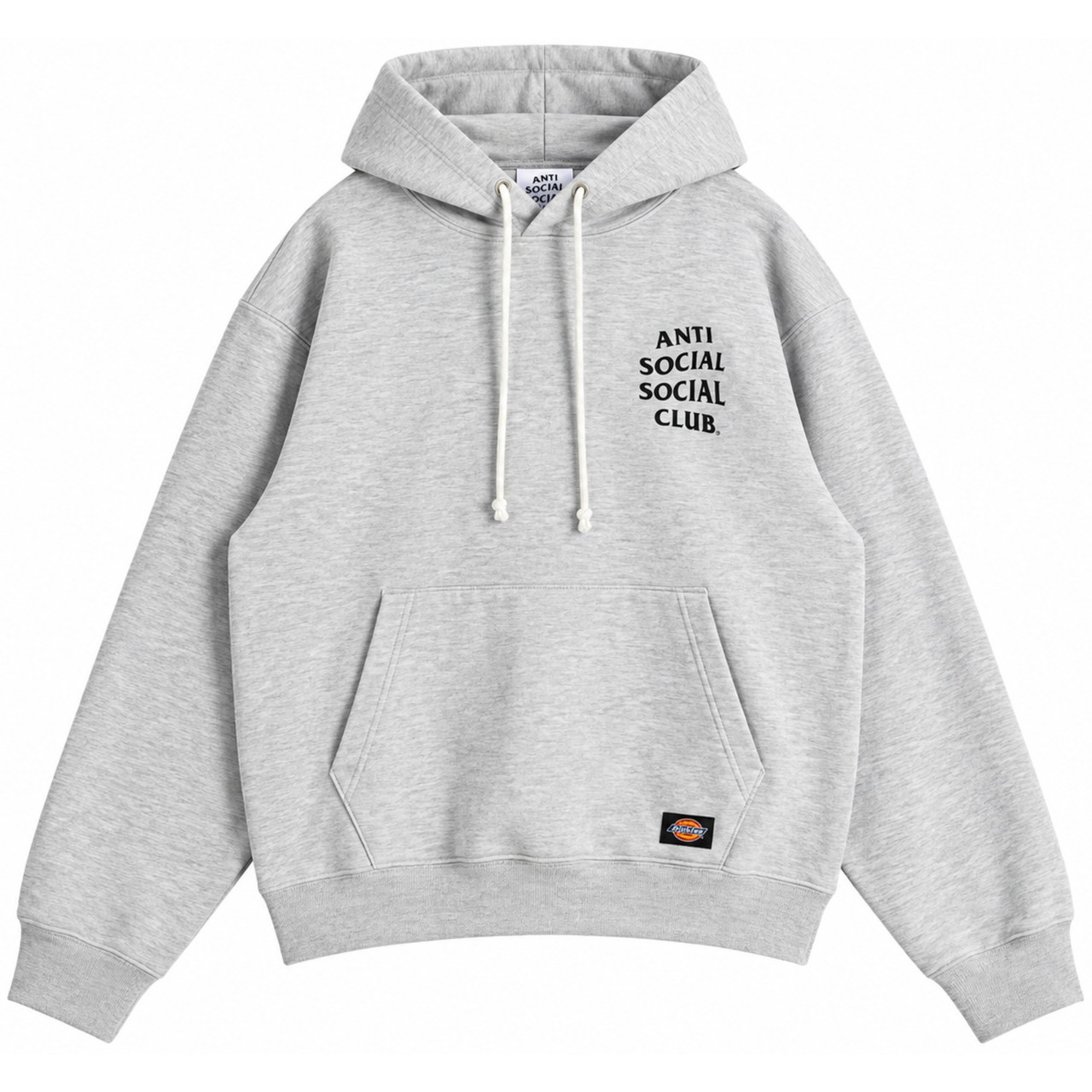 Dickies x Anti Social Social Club Logo Hoodie, Heather Grey