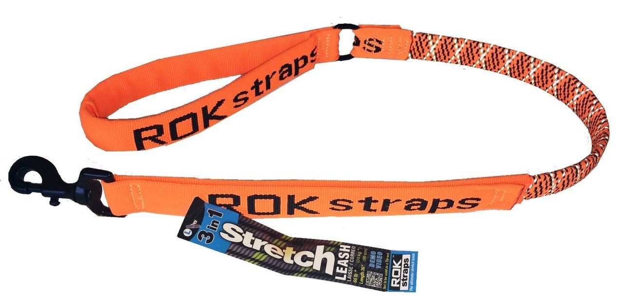 ROK Straps 36" Short Stretch Large Dog Leashes