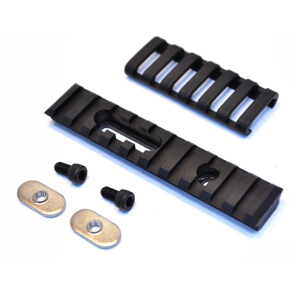 Ergo-4751   10-Slot Polymer M1913 Rail (1 mounting hole, 1 slot w/ Hardware)