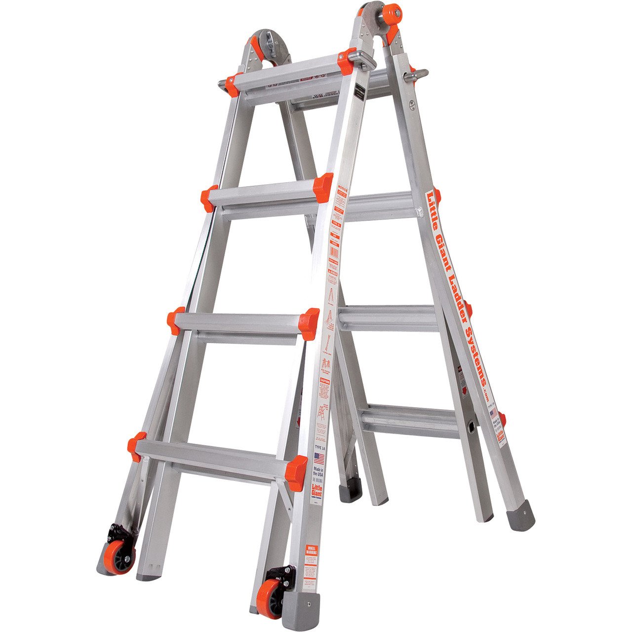 Little Giant M17 Aircraft Support Ladder - 17 Foot / 300lbs Capacity