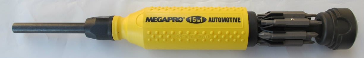 MegaPro 15 in 1 Automotive Screwdriver YELLOW/BLACK