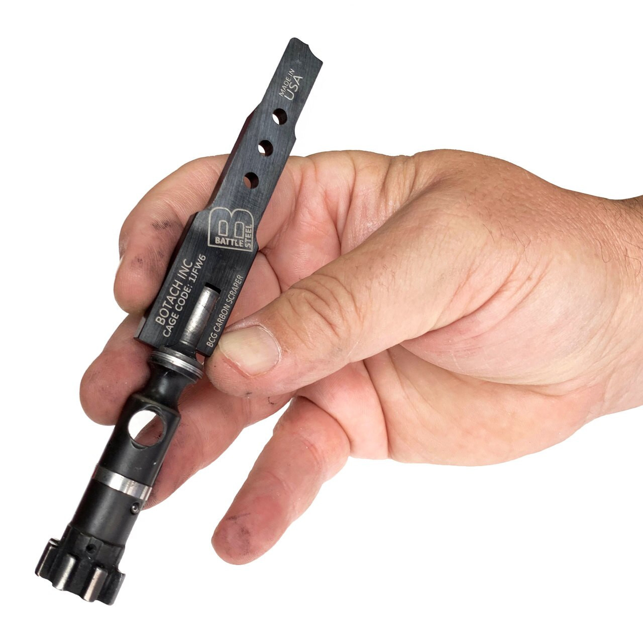 Designed specifically to clean carbon & fouling from the bolt carrier assembly area of MSR/AR style rifles